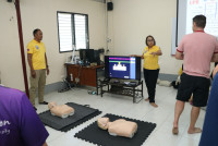 หน่วยบริการวิชาการ จัดกิจกรรมการอบรมหลักสูตร International Lifesaving