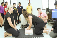 หน่วยบริการวิชาการ จัดกิจกรรมการอบรมหลักสูตร International Lifesaving