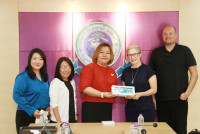 ผู้บริหารคณะศึกษาศาสตร์ มช. ให้การต้อนรับ Dr. Allison Witt และ Dr. Jacob Minniear จาก University of Illinois Urbana-Champaign 