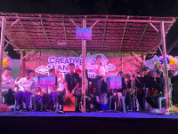 ภาควิชาหลักสูตร การสอนและการเรียนรู้ จัดการแสดงวงดนตรีพื้นบ้านล้านนาร่วมสมัย: มช.สะล้อหวาน ในงาน Creative Lanna Festival 2024