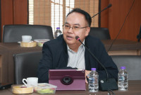 ผู้บริหารคณะศึกษาศาสตร์ และคณะผู้วิจัย ให้การต้อนรับคณะกรรมการติดตามประเมินผลโครงการจากกองทุนพัฒนาสื่อปลอดภัยและสร้างสรรค์ 