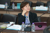 ผู้บริหารคณะศึกษาศาสตร์ และคณะผู้วิจัย ให้การต้อนรับคณะกรรมการติดตามประเมินผลโครงการจากกองทุนพัฒนาสื่อปลอดภัยและสร้างสรรค์ 