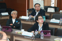 ผู้บริหารคณะศึกษาศาสตร์ และคณะผู้วิจัย ให้การต้อนรับคณะกรรมการติดตามประเมินผลโครงการจากกองทุนพัฒนาสื่อปลอดภัยและสร้างสรรค์ 