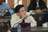 ผู้บริหารคณะศึกษาศาสตร์ และคณะผู้วิจัย ให้การต้อนรับคณะกรรมการติดตามประเมินผลโครงการจากกองทุนพัฒนาสื่อปลอดภัยและสร้างสรรค์ 