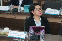ผู้บริหารคณะศึกษาศาสตร์ และคณะผู้วิจัย ให้การต้อนรับคณะกรรมการติดตามประเมินผลโครงการจากกองทุนพัฒนาสื่อปลอดภัยและสร้างสรรค์ 