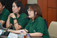ผู้บริหารคณะศึกษาศาสตร์ และคณะผู้วิจัย ให้การต้อนรับคณะกรรมการติดตามประเมินผลโครงการจากกองทุนพัฒนาสื่อปลอดภัยและสร้างสรรค์ 