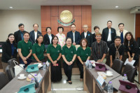 ผู้บริหารคณะศึกษาศาสตร์ และคณะผู้วิจัย ให้การต้อนรับคณะกรรมการติดตามประเมินผลโครงการจากกองทุนพัฒนาสื่อปลอดภัยและสร้างสรรค์ 