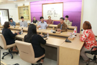 ผู้บริหารให้การต้อนรับอาจารย์และนักศึกษาจาก Tohoku Gakuin University ประเทศญี่ปุ่น ในโอกาสเข้าหารือรายละเอียดของการส่งนักศึกษาระดับ ป.ตรี มาเป็นผู้ช่วยสอนใน รร.สาธิตฯ