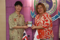 ผู้บริหารให้การต้อนรับอาจารย์และนักศึกษาจาก Tohoku Gakuin University ประเทศญี่ปุ่น ในโอกาสเข้าหารือรายละเอียดของการส่งนักศึกษาระดับ ป.ตรี มาเป็นผู้ช่วยสอนใน รร.สาธิตฯ
