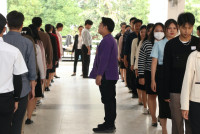 ดุษฎีบัณฑิต มหาบัณฑิต และบัณฑิตคณะศึกษาศาสตร์ มช. ร่วมฝึกซ้อมพิธีพระราชทานปริญญาบัตร มหาวิทยาลัยเชียงใหม่ ครั้งที่ 59