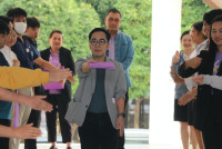 ดุษฎีบัณฑิต มหาบัณฑิต และบัณฑิตคณะศึกษาศาสตร์ มช. ร่วมฝึกซ้อมพิธีพระราชทานปริญญาบัตร มหาวิทยาลัยเชียงใหม่ ครั้งที่ 59