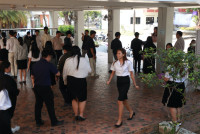 ดุษฎีบัณฑิต มหาบัณฑิต และบัณฑิตคณะศึกษาศาสตร์ มช. ร่วมฝึกซ้อมพิธีพระราชทานปริญญาบัตร มหาวิทยาลัยเชียงใหม่ ครั้งที่ 59