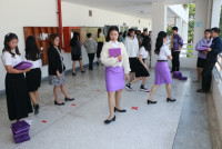 ดุษฎีบัณฑิต มหาบัณฑิต และบัณฑิตคณะศึกษาศาสตร์ มช. ร่วมฝึกซ้อมพิธีพระราชทานปริญญาบัตร มหาวิทยาลัยเชียงใหม่ ครั้งที่ 59