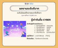 ผลการพิจารณาผู้ได้รับทุนการศึกษาจากการสร้างสื่อสร้างสรรค์  ภายใต้โครงการการยกระดับสมรรถนะการเป็นผู้รู้เท่าทันสื่อเพื่อรองรับศักยภาพทรัพยากรมนุษย์ของประเทศไทย : ระยะที่ 2 
