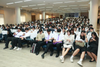 นักศึกษาชั้นปีที่ 4 รหัส 64 ร่วมงาน ส่งลูกกลับบ้าน นำปณิธานฯ ที่เป็นจริง  ปีการศึกษา 2567