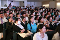 นักศึกษาชั้นปีที่ 4 รหัส 64 ร่วมงาน ส่งลูกกลับบ้าน นำปณิธานฯ ที่เป็นจริง  ปีการศึกษา 2567