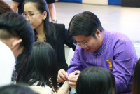 นักศึกษาชั้นปีที่ 4 รหัส 64 ร่วมงาน ส่งลูกกลับบ้าน นำปณิธานฯ ที่เป็นจริง  ปีการศึกษา 2567