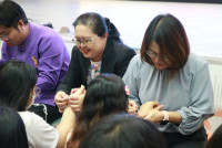 นักศึกษาชั้นปีที่ 4 รหัส 64 ร่วมงาน ส่งลูกกลับบ้าน นำปณิธานฯ ที่เป็นจริง  ปีการศึกษา 2567