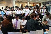 นักศึกษาชั้นปีที่ 4 รหัส 64 ร่วมงาน ส่งลูกกลับบ้าน นำปณิธานฯ ที่เป็นจริง  ปีการศึกษา 2567