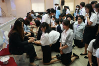 นักศึกษาชั้นปีที่ 4 รหัส 64 ร่วมงาน ส่งลูกกลับบ้าน นำปณิธานฯ ที่เป็นจริง  ปีการศึกษา 2567