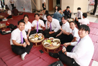 นักศึกษาชั้นปีที่ 4 รหัส 64 ร่วมงาน ส่งลูกกลับบ้าน นำปณิธานฯ ที่เป็นจริง  ปีการศึกษา 2567