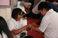 นักศึกษาชั้นปีที่ 4 รหัส 64 ร่วมงาน ส่งลูกกลับบ้าน นำปณิธานฯ ที่เป็นจริง  ปีการศึกษา 2567