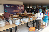 นักศึกษาชั้นปีที่ 4 รหัส 64 ร่วมงาน ส่งลูกกลับบ้าน นำปณิธานฯ ที่เป็นจริง  ปีการศึกษา 2567