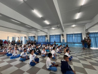 ชมรมพุทธศิลป์ศึกษาและประเพณี ศึกษาศาสตร์ มช. จัดกิจกรรมอุ่นไอรัก ณ โรงเรียนบ้านโป่งน้อย  