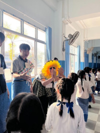 ชมรมพุทธศิลป์ศึกษาและประเพณี ศึกษาศาสตร์ มช. จัดกิจกรรมอุ่นไอรัก ณ โรงเรียนบ้านโป่งน้อย  