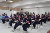 สาขาวิชาภาษาไทย คณะศึกษาศาสตร์ มช. จัดกิจกรรมส่งเสริมศักยภาพผู้เรียนด้านภาษาไทยให้แก่โรงเรียนวิทยาศาสตร์จุฬาภรณราชวิทยาลัย เชียงราย