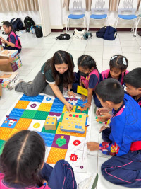 สาขาวิชาเคมี จัดกิจกรรมกิจกรรมค่ายพัฒนาผู้เรียนด้าน ICT แก่นักเรียนระดับชั้นประถมศึกษาปีที่ 4-5 โรงเรียนพุทธิโศภน 