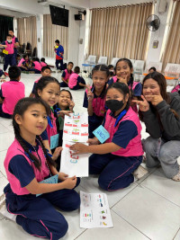 สาขาวิชาเคมี จัดกิจกรรมกิจกรรมค่ายพัฒนาผู้เรียนด้าน ICT แก่นักเรียนระดับชั้นประถมศึกษาปีที่ 4-5 โรงเรียนพุทธิโศภน 