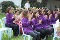 รดน้ำดำหัวอธิการบดี และ คณาจารย์อาวุโสของคณะฯ