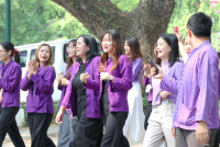 รดน้ำดำหัวอธิการบดี และ คณาจารย์อาวุโสของคณะฯ