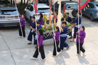 รดน้ำดำหัวอธิการบดี และ คณาจารย์อาวุโสของคณะฯ