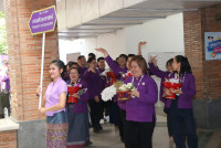 รดน้ำดำหัวอธิการบดี และ คณาจารย์อาวุโสของคณะฯ