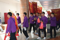 รดน้ำดำหัวอธิการบดี และ คณาจารย์อาวุโสของคณะฯ