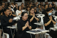 ผู้บริหาร คณาจารย์ และบุคลากร คณะศึกษาศาสตร์ มช. ร่วมงานบำเพ็ญกุศลสวดอภิธรรม และฌาปนกิจศพ คุณแม่รัตนา อินต๊ะปั๋น 