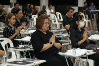 ผู้บริหาร คณาจารย์ และบุคลากร คณะศึกษาศาสตร์ มช. ร่วมงานบำเพ็ญกุศลสวดอภิธรรม และฌาปนกิจศพ คุณแม่รัตนา อินต๊ะปั๋น 