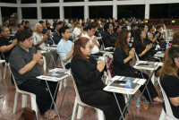 ผู้บริหาร คณาจารย์ และบุคลากร คณะศึกษาศาสตร์ มช. ร่วมงานบำเพ็ญกุศลสวดอภิธรรม และฌาปนกิจศพ คุณแม่รัตนา อินต๊ะปั๋น 