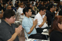 ผู้บริหาร คณาจารย์ และบุคลากร คณะศึกษาศาสตร์ มช. ร่วมงานบำเพ็ญกุศลสวดอภิธรรม และฌาปนกิจศพ คุณแม่รัตนา อินต๊ะปั๋น 