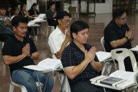 ผู้บริหาร คณาจารย์ และบุคลากร คณะศึกษาศาสตร์ มช. ร่วมงานบำเพ็ญกุศลสวดอภิธรรม และฌาปนกิจศพ คุณแม่รัตนา อินต๊ะปั๋น 