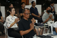 ผู้บริหาร คณาจารย์ และบุคลากร คณะศึกษาศาสตร์ มช. ร่วมงานบำเพ็ญกุศลสวดอภิธรรม และฌาปนกิจศพ คุณแม่รัตนา อินต๊ะปั๋น 