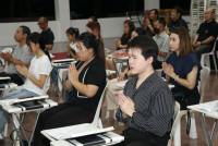 ผู้บริหาร คณาจารย์ และบุคลากร คณะศึกษาศาสตร์ มช. ร่วมงานบำเพ็ญกุศลสวดอภิธรรม และฌาปนกิจศพ คุณแม่รัตนา อินต๊ะปั๋น 
