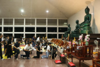 ผู้บริหาร คณาจารย์ และบุคลากร คณะศึกษาศาสตร์ มช. ร่วมงานบำเพ็ญกุศลสวดอภิธรรม และฌาปนกิจศพ คุณแม่รัตนา อินต๊ะปั๋น 