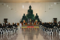 ผู้บริหาร คณาจารย์ และบุคลากร คณะศึกษาศาสตร์ มช. ร่วมงานบำเพ็ญกุศลสวดอภิธรรม และฌาปนกิจศพ คุณแม่รัตนา อินต๊ะปั๋น 
