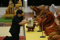 ผู้บริหาร คณาจารย์ และบุคลากร คณะศึกษาศาสตร์ มช. ร่วมงานบำเพ็ญกุศลสวดอภิธรรม และฌาปนกิจศพ คุณแม่รัตนา อินต๊ะปั๋น 