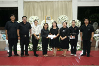 ผู้บริหาร คณาจารย์ และบุคลากร คณะศึกษาศาสตร์ มช. ร่วมงานบำเพ็ญกุศลสวดอภิธรรม และฌาปนกิจศพ คุณแม่รัตนา อินต๊ะปั๋น 