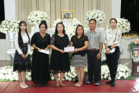 ผู้บริหาร คณาจารย์ และบุคลากร คณะศึกษาศาสตร์ มช. ร่วมงานบำเพ็ญกุศลสวดอภิธรรม และฌาปนกิจศพ คุณแม่รัตนา อินต๊ะปั๋น 