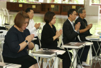 ผู้บริหาร คณาจารย์ และบุคลากร คณะศึกษาศาสตร์ มช. ร่วมงานบำเพ็ญกุศลสวดอภิธรรม และฌาปนกิจศพ คุณแม่รัตนา อินต๊ะปั๋น 